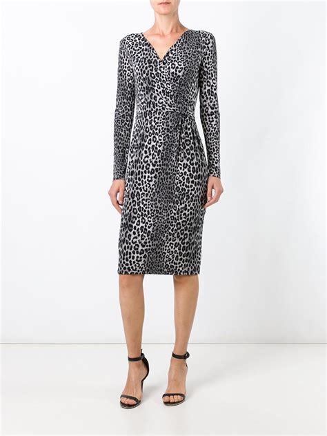 michael kors animal print dress short sleeve|Michael Kors bodycon dress.